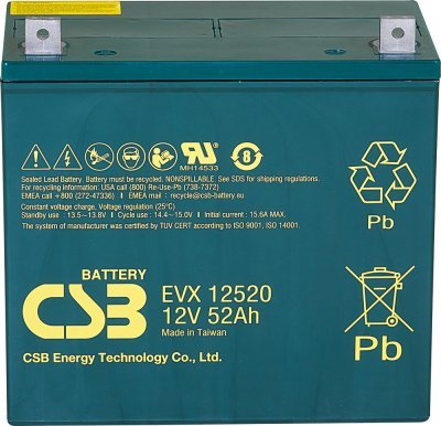 Akumulátor CSB 12V, 52Ah (EVX12520)
