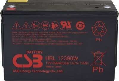 Akumulátor CSB 12V, 100Ah (HRL12390W)