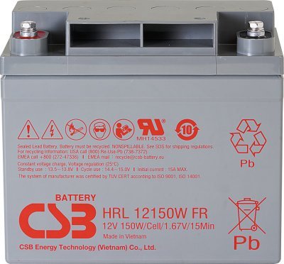 Akumulátor CSB 12V, 37,5Ah (HRL12150W)