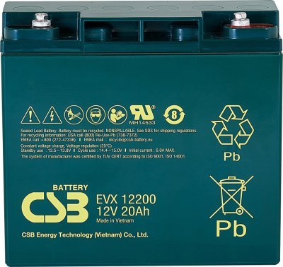 Akumulátor CSB 12V, 20Ah (EVX12200)