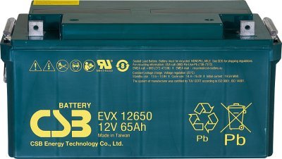 Akumulátor CSB 12V, 65Ah (EVX12650)