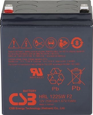 Akumulátor CSB 12V, 5,9Ah (HRL1225W F2)