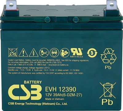 Akumulátor CSB 12V, 39Ah (EVH12390)