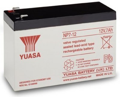 Akumulátor Yuasa 12V, 7Ah (NP7-12)