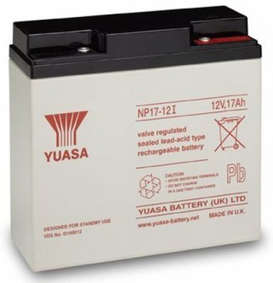 Akumulátor Yuasa 12V, 17Ah (NP17-12 I)