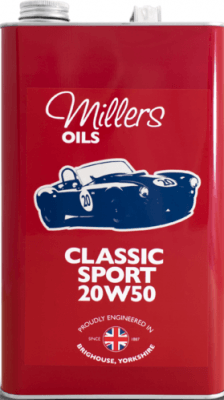 Motorový olej Millers Oils Classic Sport 20W-50, 5L
