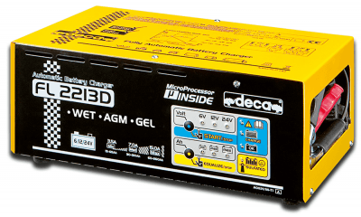 Nabíječka baterií DECA FL 2213D, 6V/12V/24V, 15A