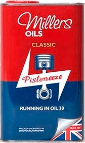 Motorový olej Millers Oils Classic Running In Oil 30, 1L
