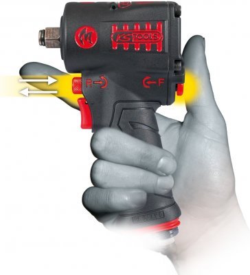 Pneumatický výkonný nárazový utahovák 1/2'' miniMONSTER, 1 390 Nm KS TOOLS 515.1270