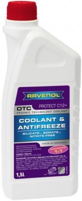 Chladicí kapalina Ravenol Organic Technology Coolant C12+, 1,5L