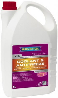Chladicí kapalina Ravenol Lobrid Technology Coolant C12++, 5L