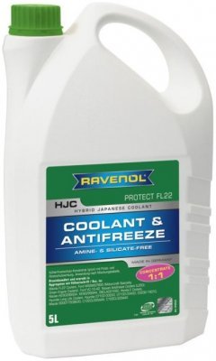 Chladicí kapalina Ravenol Hybrid Japanese Coolant FL22, 5L