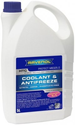 Chladicí kapalina Ravenol Hybrid Technology Coolant MB 325.0, 5L