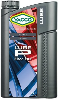 Motorový olej Yacco Lube P 0W-30, 2L