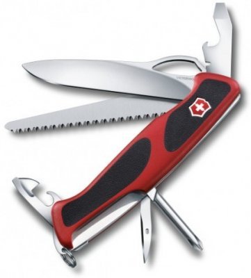Multifunkční kapesní nůž Victorinox RangerGrip 78, červený