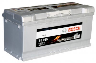 Autobaterie Bosch S5, 12V, 110Ah, 920A, S5 015