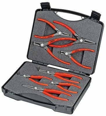 Kleště na pojistné kroužky precizní, sada v kufříku Knipex 00 21 25
