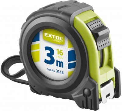 EXTOL CRAFT metr svinovací, 3m, š. pásku 16mm, 3143