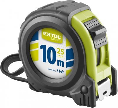 EXTOL CRAFT metr svinovací, 10m, š. pásku 25mm, 3149