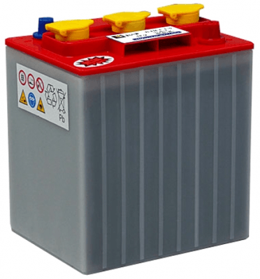 Trakční baterie SIAP 6V, 270Ah, 3 PT 210