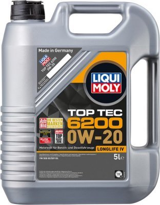 Motorový olej Liqui Moly Top Tec 6200 0W-20, 5L