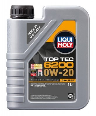 Motorový olej Liqui Moly Top Tec 6200 0W-20, 1L