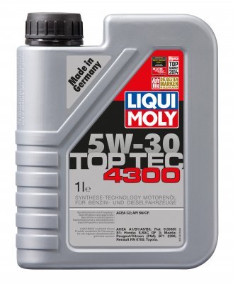 Motorový olej Liqui Moly Top Tec 4300 5W-30, 1L