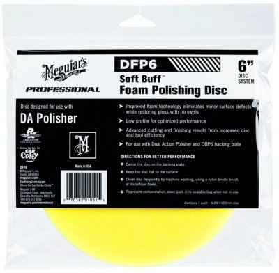 Meguiar's Soft Buff Foam Polishing Disc 6"
