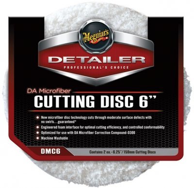 Meguiar's DA Microfiber Cutting Disc 6", 2ks