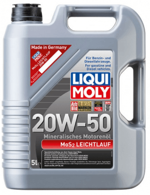 Motorový olej Liqui Moly MoS2 Leichtlauf 20W-50, 5L