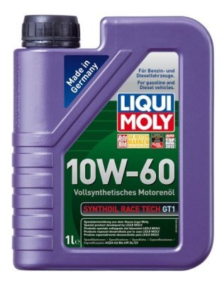 Motorový olej Liqui Moly Synthoil Race Tech GT1 10W-60, 1L