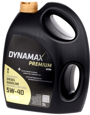 Motorový olej Dynamax Premium Ultra Plus PD 5W-40, 5L