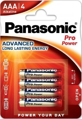Panasonic Pro Power baterie AAA LR03/4 (4ks)