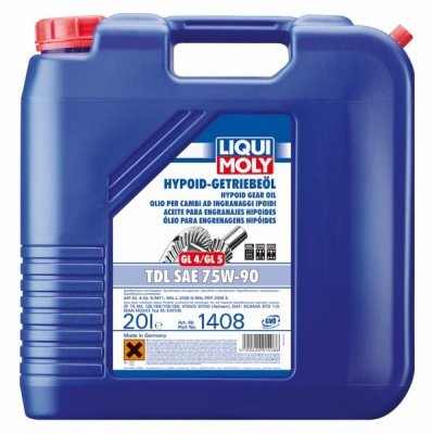 Převodový olej Liqui Moly Hypoid-Getriebeöl TDL 75W-90, 20L