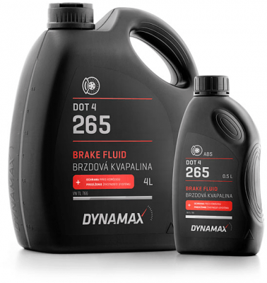 Brzdová kapalina Dynamax 265 DOT4, 500ml