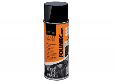 Foliatec fólie ve spreji černá matná (dip), 400ml