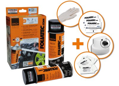 Foliatec fólie ve spreji antracitová metalická (dip), 800ml