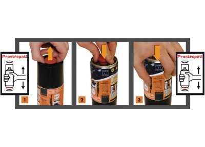 Foliatec dvousložková barva na brzdy ve spreji, červená, 400ml