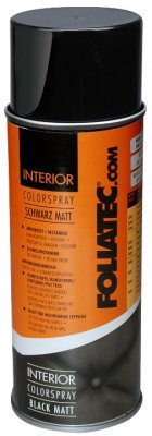 Foliatec barva na interiér ve spreji, černá matná, 400ml