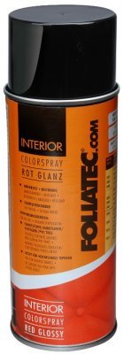 Foliatec barva na interiér ve spreji, červená lesklá, 400ml