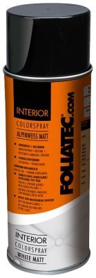 Foliatec barva na interiér ve spreji, bílá matná, 400ml