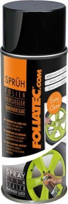 Foliatec lak na povrchy lakované fólií ve spreji, lesklý, 400ml