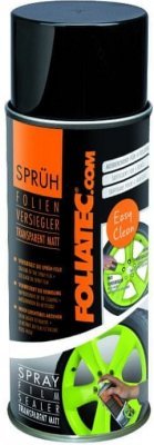 Foliatec lak na povrchy lakované fólií ve spreji, matný, 400ml