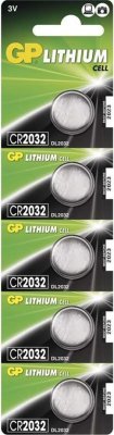 GP Lithium knoflíková baterie CR2032/5 (5ks)