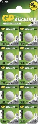 GP Alkaline knoflíková baterie LR54/189/10 (10ks)