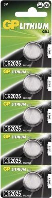 GP Lithium knoflíková baterie CR2025/5 (5ks)