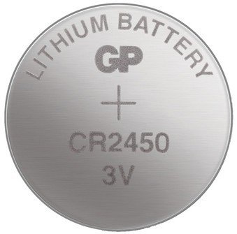 GP Lithium knoflíková baterie CR2450/5 (5ks)