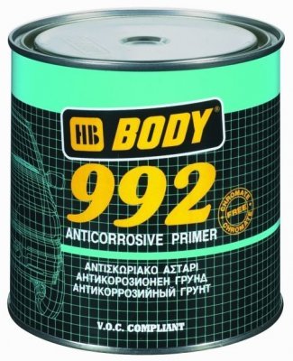 HB BODY 992 1K Anticorrosive Primer (Black), 1kg