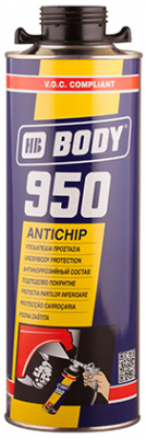 HB BODY 950 Stone Chip (Black), 1L