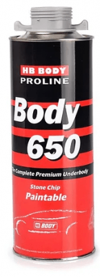 HB BODY 650 Body Stone Chip (Black), 1L